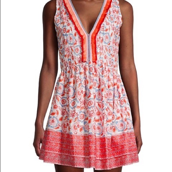 Vineyard Vines Frangipani Floral Pintuck Dress NWT, Size S - Picture 4 of 10